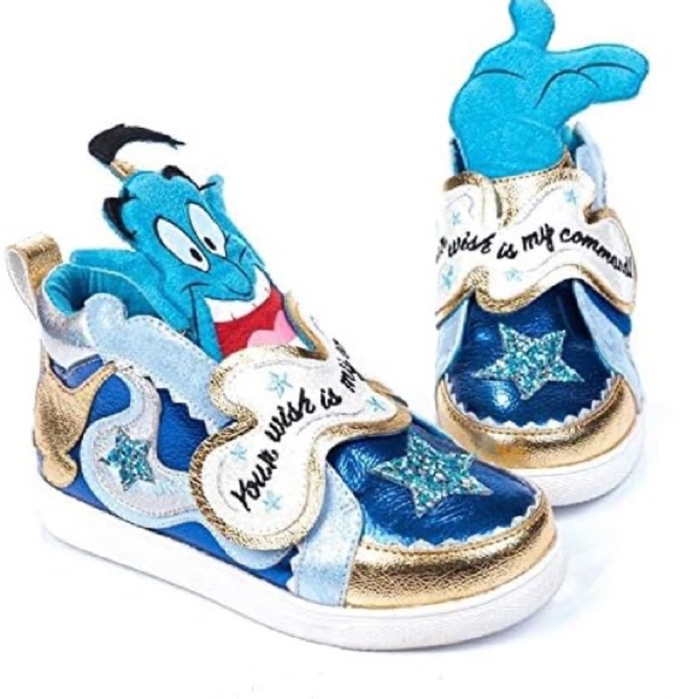 Irregular Choice x Disney Aladdin Genie “Geniebopper” High Top Sneakers